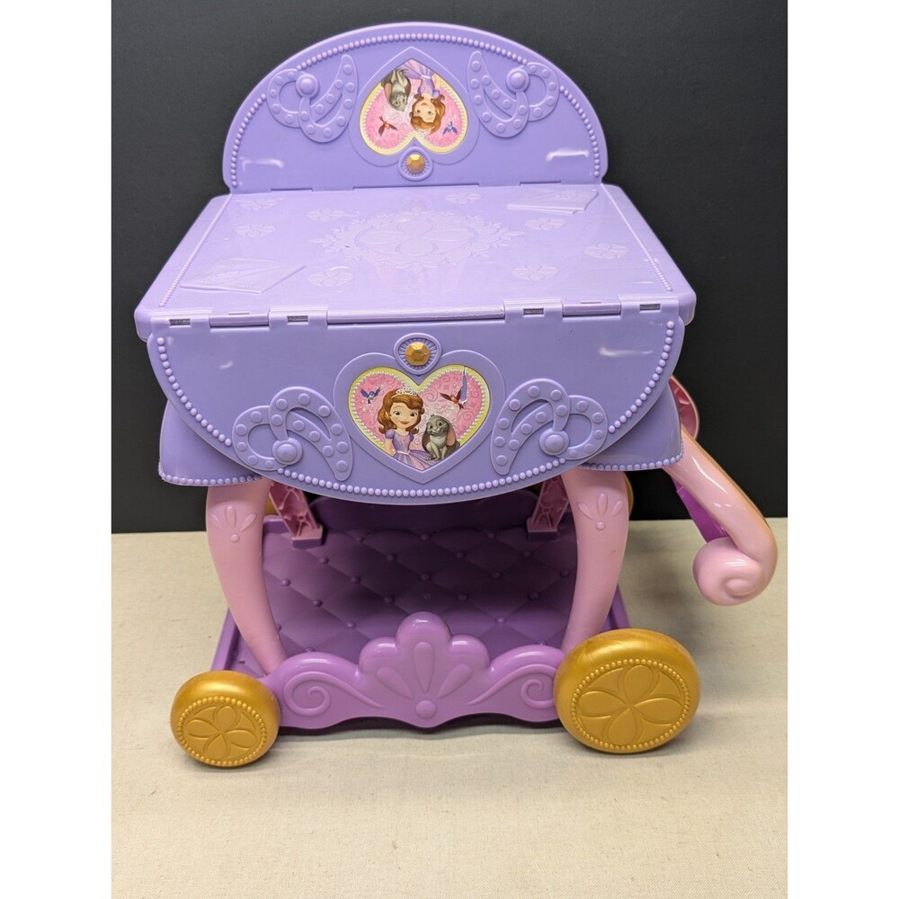 Disney Princess Sofia The First Child Kids Size Rolling Tea Cart No Accessories*